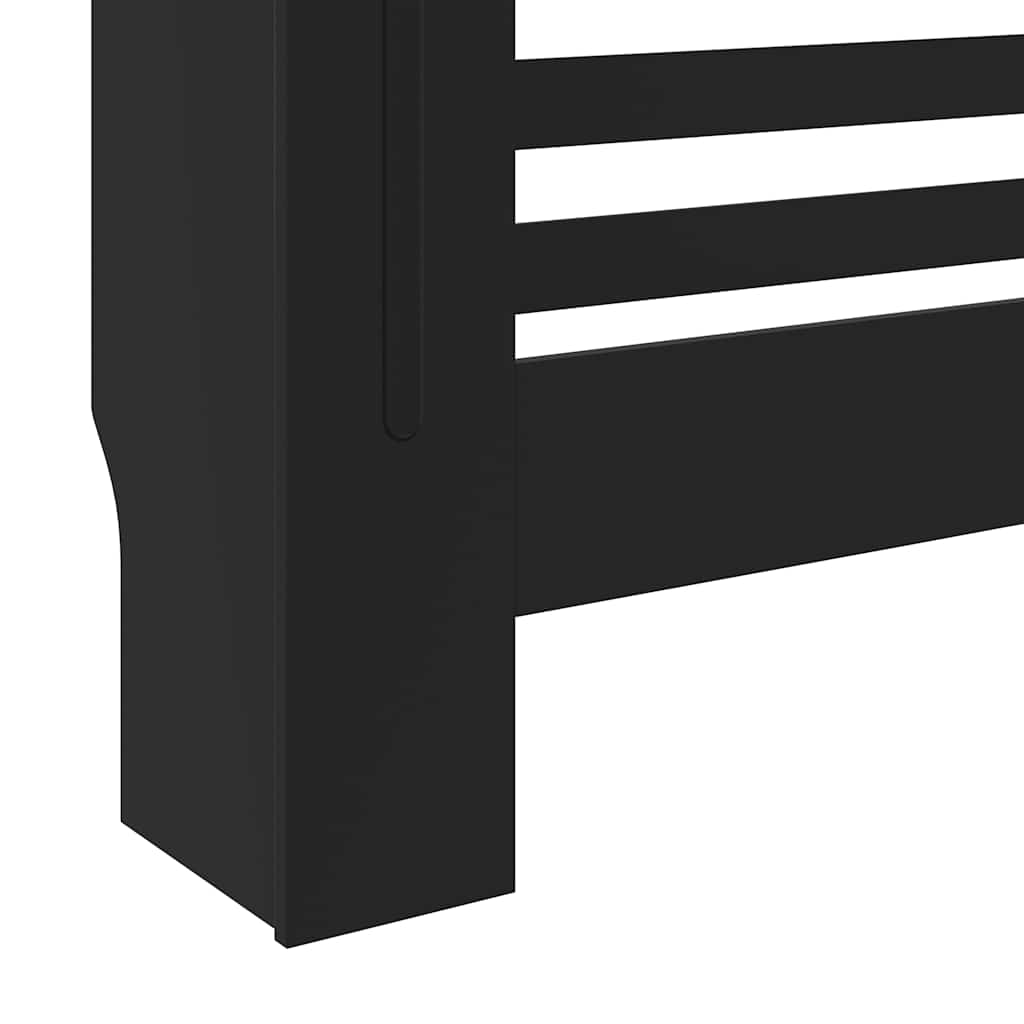 vidaXL Mască pentru calorifer, negru, 78 cm, MDF vidaXL Mască pentru calorifer, negru, 78 cm, MDF