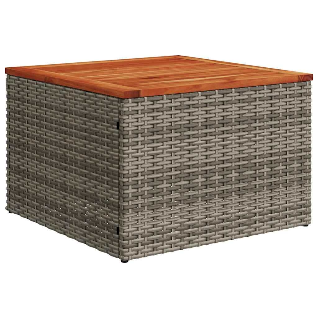 vidaXL Set canapea de grădină cu perne, 4 piese, gri, poliratan vidaXL Set canapea de grădină cu perne, 4 piese, gri, poliratan