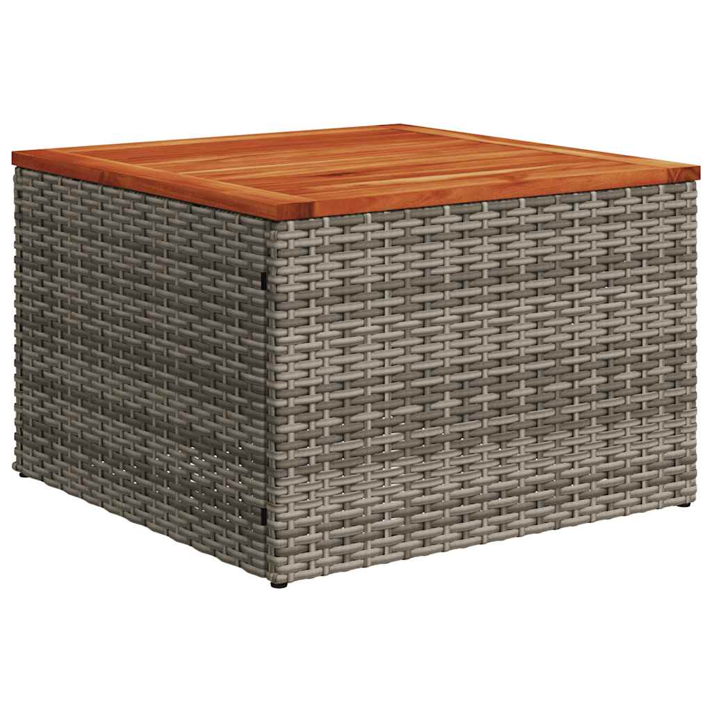 vidaXL Set canapea de grădină cu perne, 5 piese, gri, poliratan vidaXL Set canapea de grădină cu perne, 5 piese, gri, poliratan