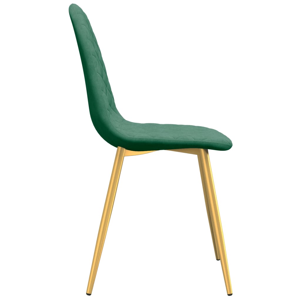 vidaXL Scaune de sufragerie, 2 buc., verde închis, catifea vidaXL Scaune de sufragerie, 2 buc., verde închis, catifea