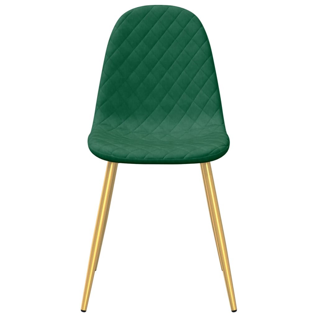 vidaXL Scaune de bucătărie, 4 buc., verde închis, catifea vidaXL Scaune de bucătărie, 4 buc., verde închis, catifea