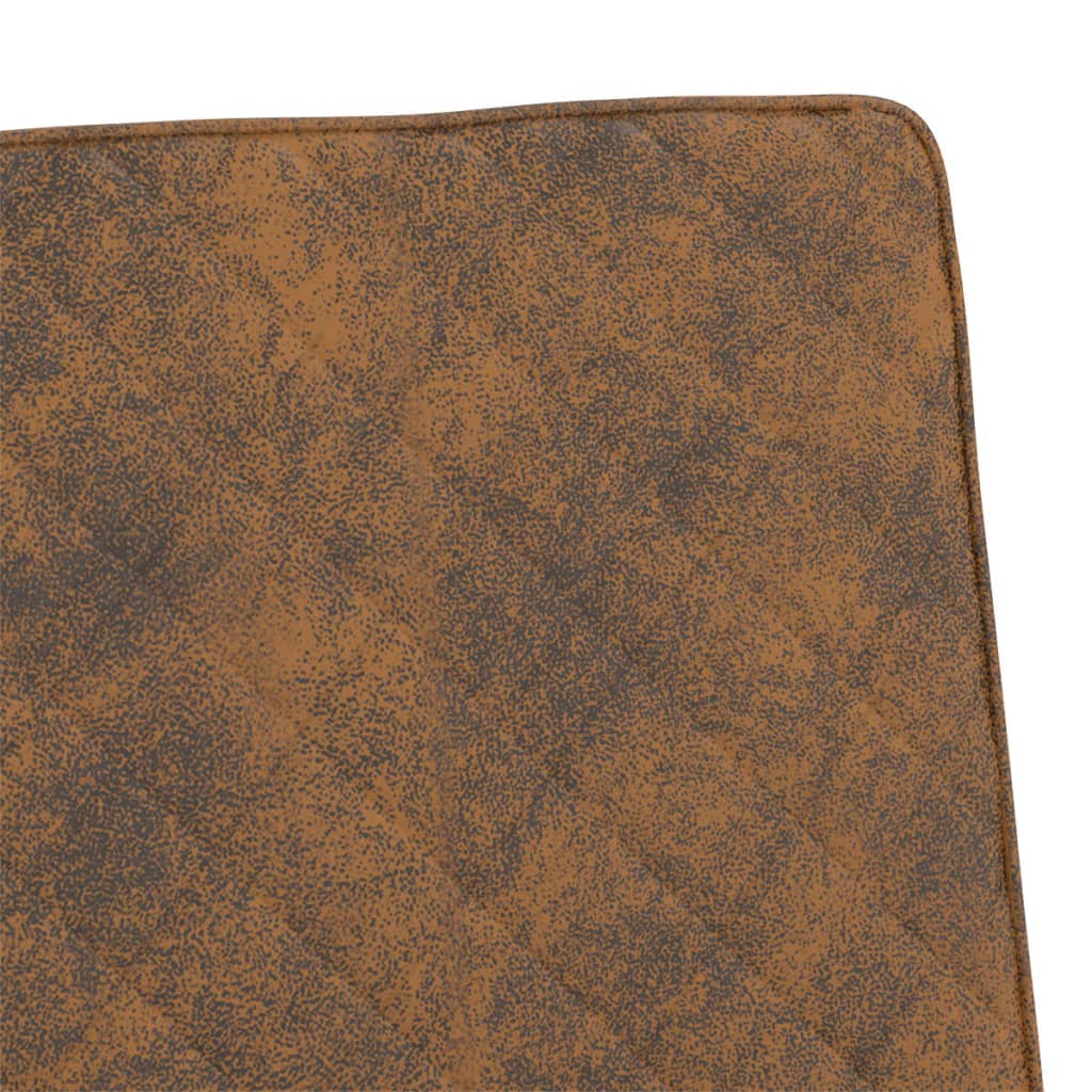vidaXL Scaun tip consolă, maro, material textil vidaXL Scaun tip consolă, maro, material textil