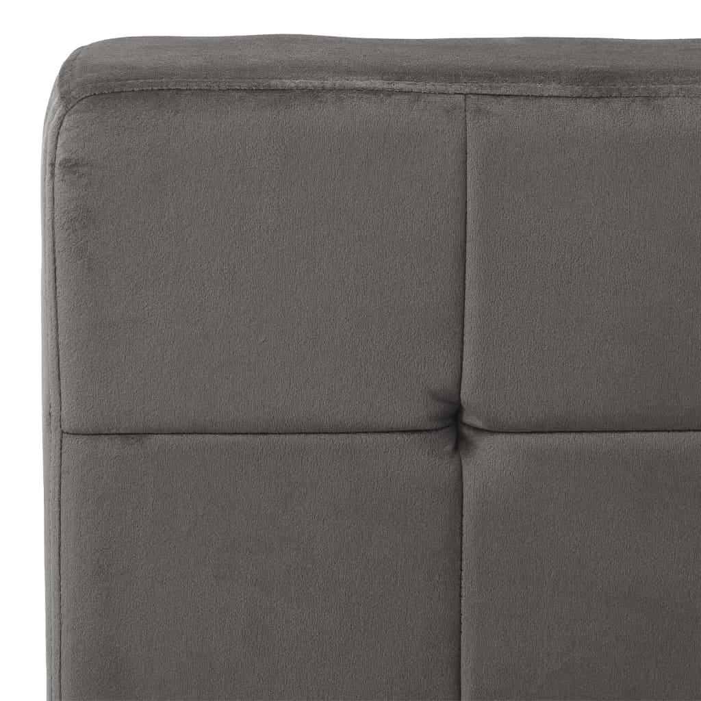 vidaXL Scaun de relaxare, gri închis, 65x79x87 cm, catifea vidaXL Scaun de relaxare, gri închis, 65x79x87 cm, catifea