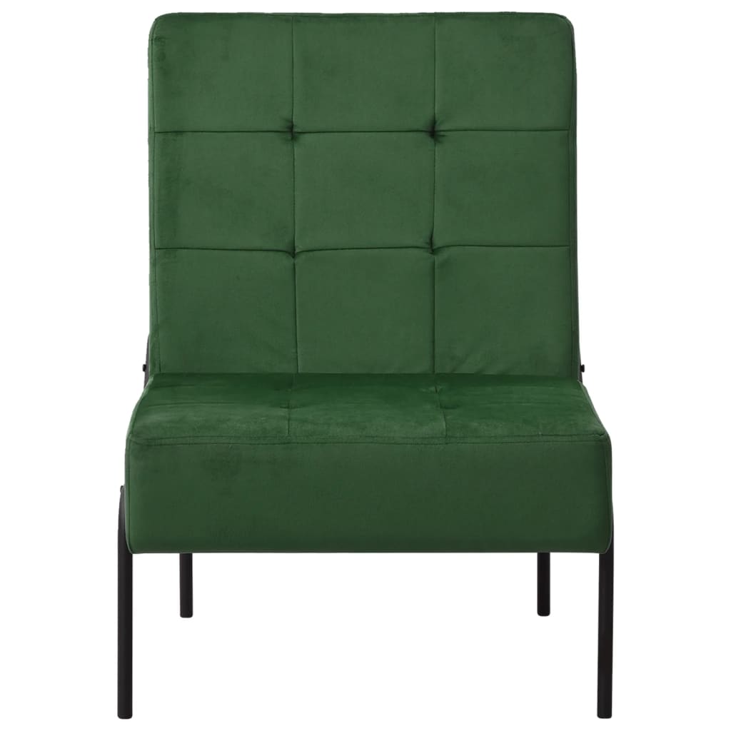 vidaXL Scaun de relaxare, verde închis, 65x79x87 cm, catifea vidaXL Scaun de relaxare, verde închis, 65x79x87 cm, catifea