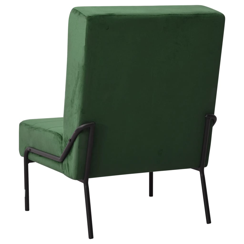vidaXL Scaun de relaxare, verde închis, 65x79x87 cm, catifea vidaXL Scaun de relaxare, verde închis, 65x79x87 cm, catifea