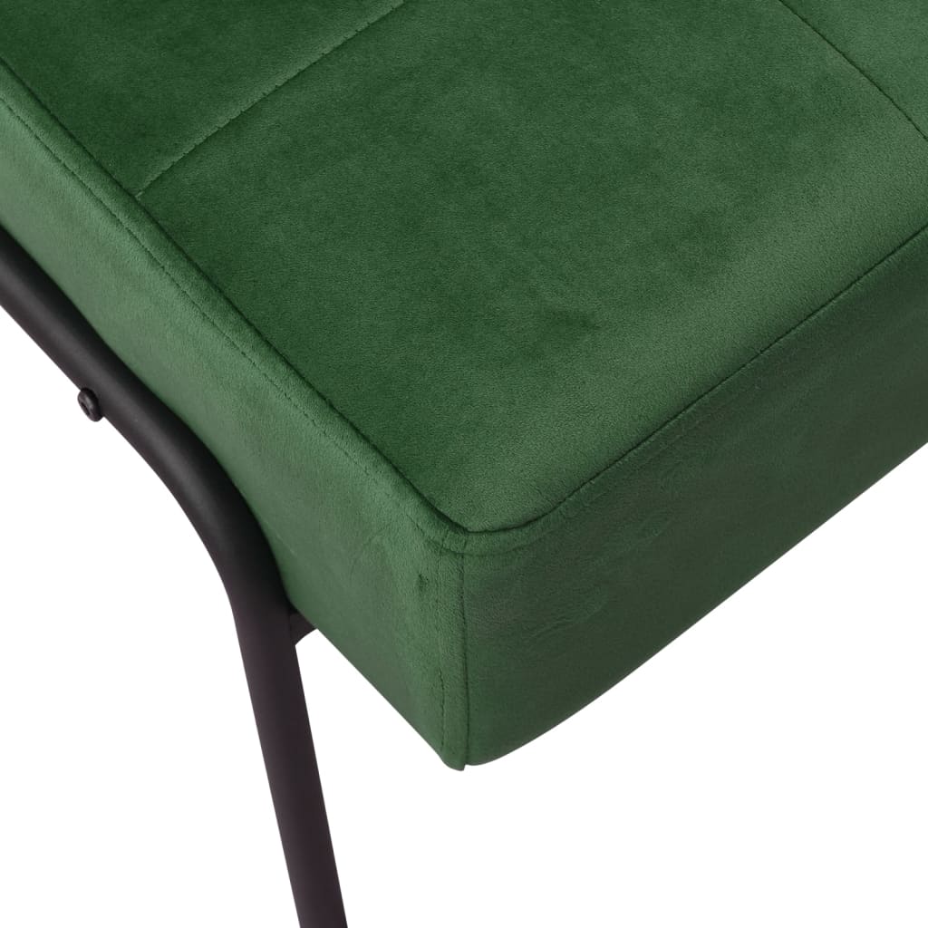 vidaXL Scaun de relaxare, verde închis, 65x79x87 cm, catifea vidaXL Scaun de relaxare, verde închis, 65x79x87 cm, catifea