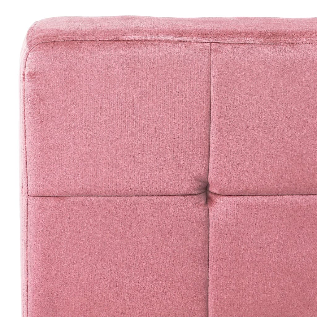 vidaXL Scaun de relaxare, roz, 65x79x87 cm, catifea vidaXL Scaun de relaxare, roz, 65x79x87 cm, catifea