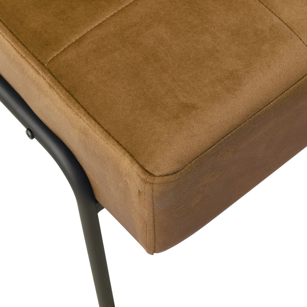 vidaXL Scaun de relaxare, maro, 65x79x87 cm, catifea