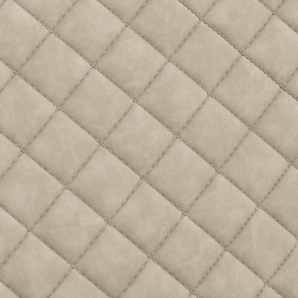 vidaXL Scaun tip consolă, gri deschis, piele ecologică vidaXL Scaun tip consolă, gri deschis, piele ecologică