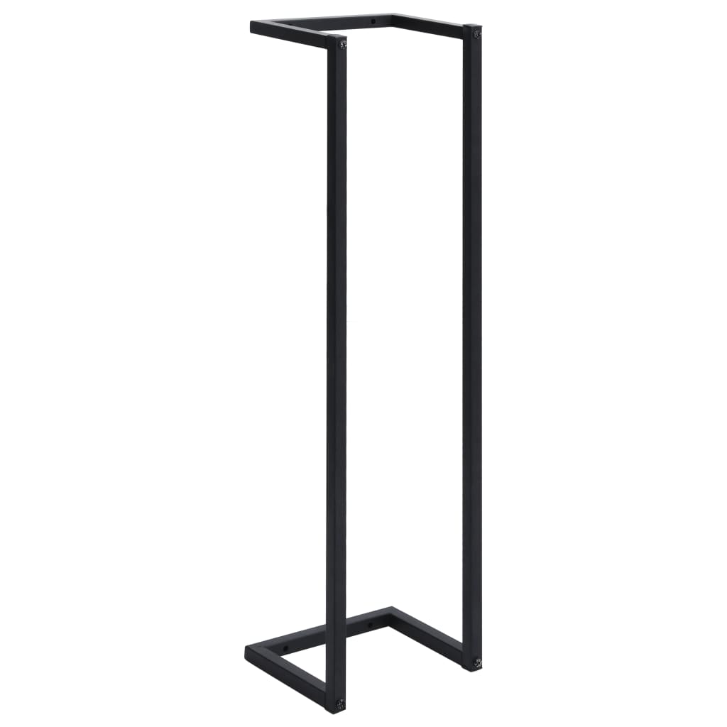 vidaXL Suport de prosoape, negru, 25x20x95 cm, fier vidaXL Suport de prosoape, negru, 25x20x95 cm, fier
