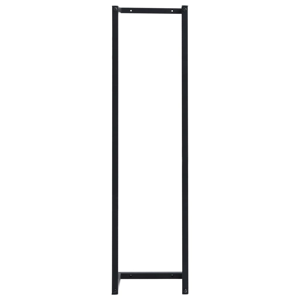 vidaXL Suport de prosoape, negru, 25x20x95 cm, fier vidaXL Suport de prosoape, negru, 25x20x95 cm, fier