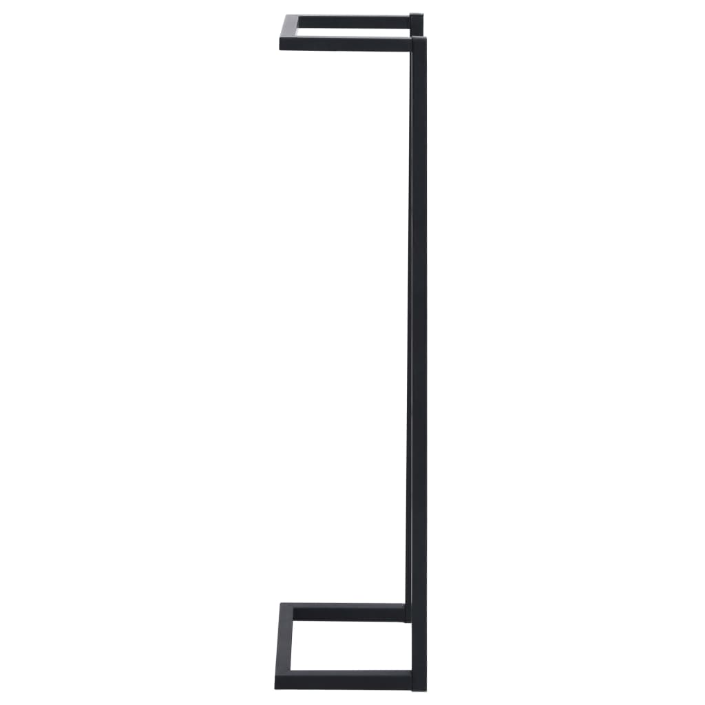vidaXL Suport de prosoape, negru, 25x20x95 cm, fier vidaXL Suport de prosoape, negru, 25x20x95 cm, fier