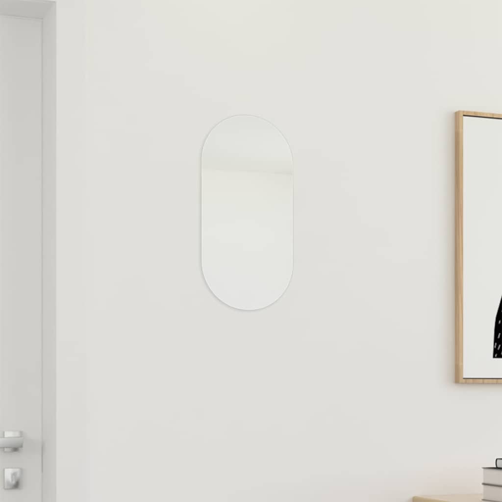 vidaXL Oglindă de perete, 40x20 cm, sticlă