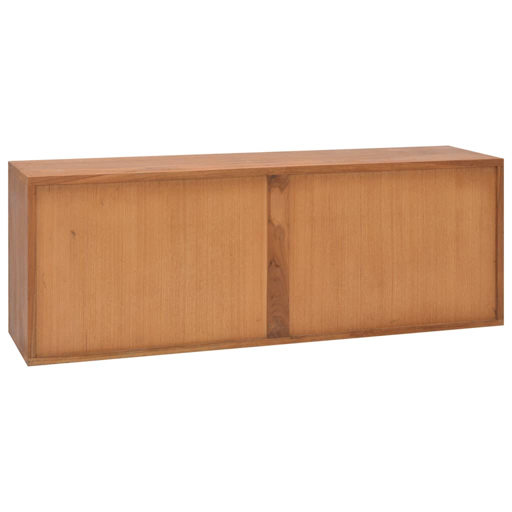 vidaXL Comodă TV, 110x30x40 cm, lemn masiv de tec