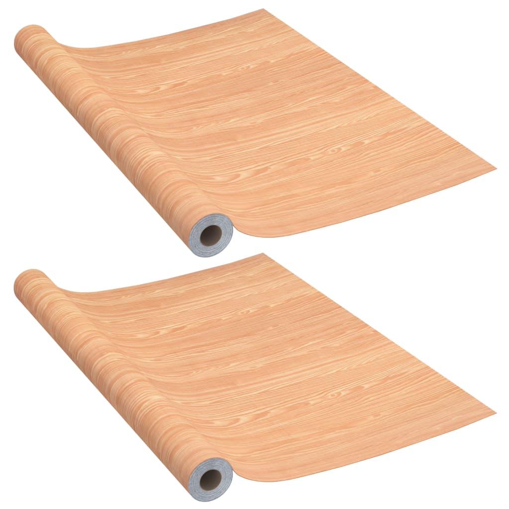 vidaXL Folii de ușă autoadezive, 2 buc., cireș, 210x90 cm, PVC vidaXL Folii de ușă autoadezive, 2 buc., cireș, 210x90 cm, PVC
