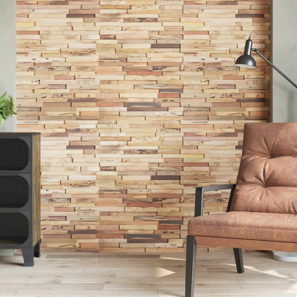 vidaXL Panouri de placare pereți, 10 buc., 1,03 m², lemn tec reciclat vidaXL Panouri de placare pereți, 10 buc., 1,03 m², lemn tec reciclat