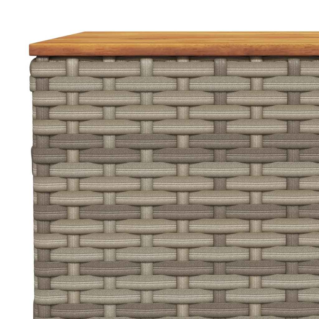 vidaXL Set mobilier grădină cu perne, 6 piese, gri, poliratan vidaXL Set mobilier grădină cu perne, 6 piese, gri, poliratan