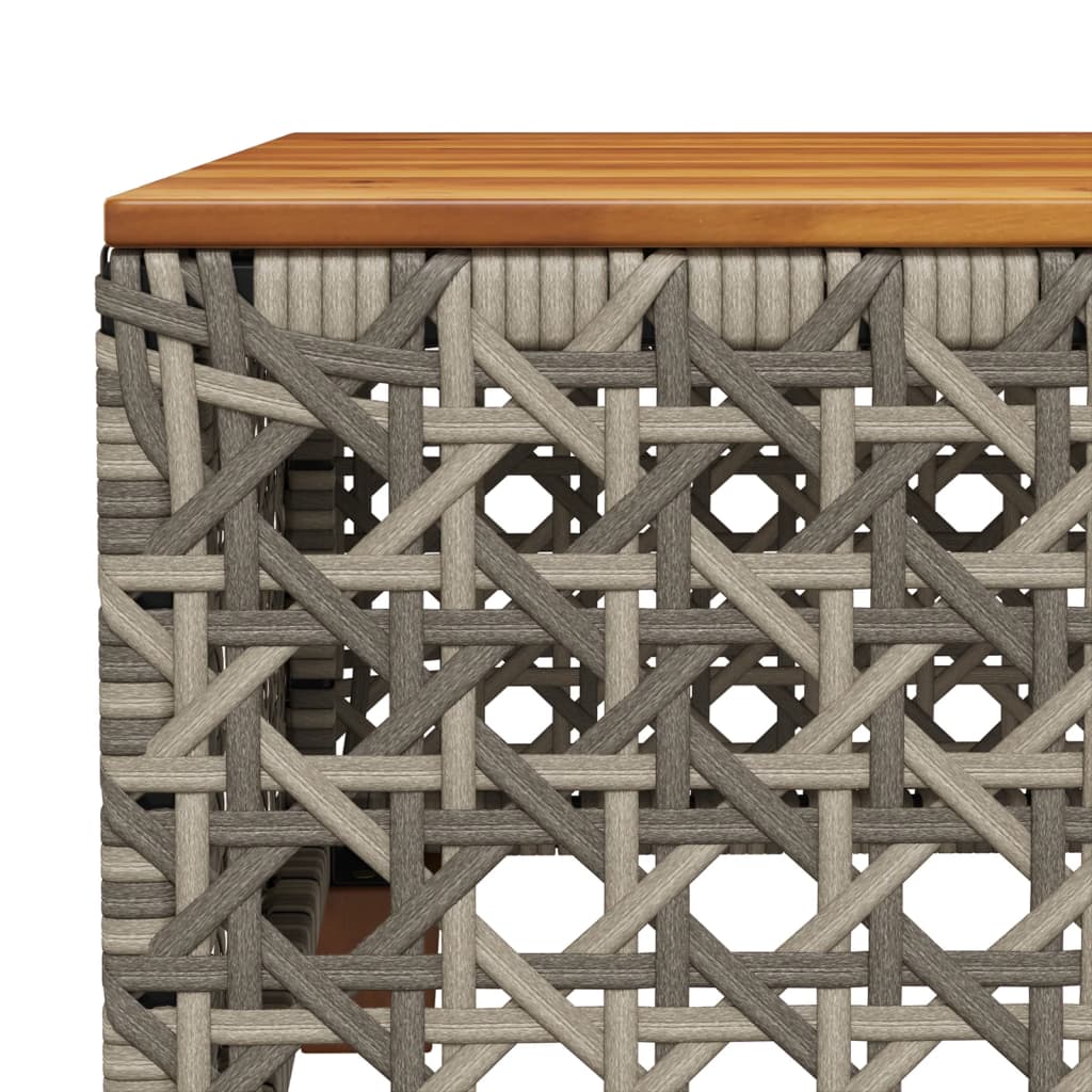 vidaXL Set mobilier grădină cu perne, 6 piese, gri, poliratan vidaXL Set mobilier grădină cu perne, 6 piese, gri, poliratan