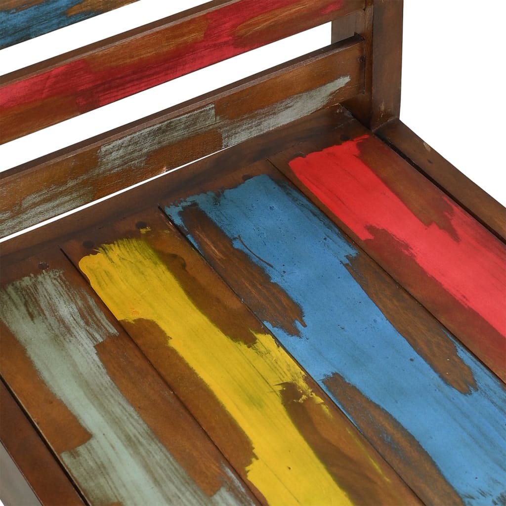 vidaXL Scaune de bucătărie, 4 buc., lemn masiv reciclat
