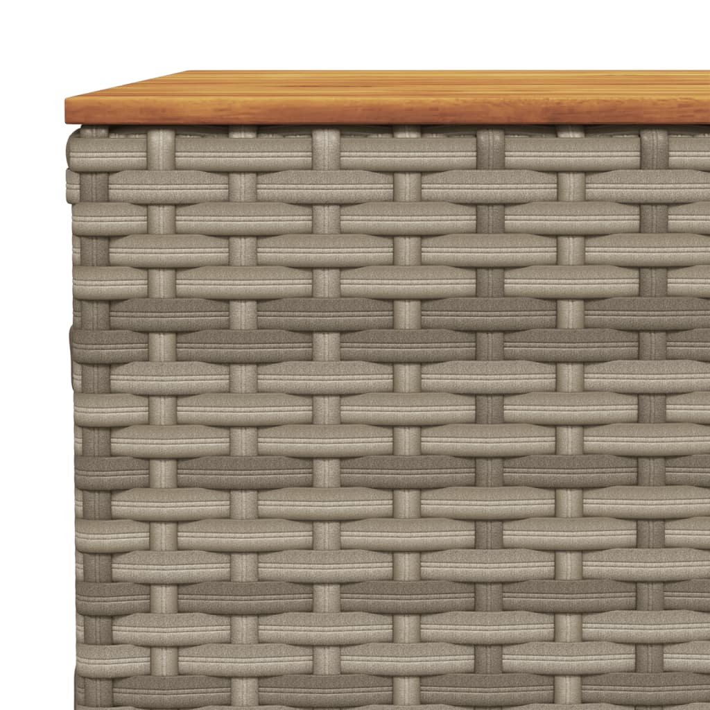 vidaXL Set mobilier grădină cu perne, 6 piese, gri, poliratan vidaXL Set mobilier grădină cu perne, 6 piese, gri, poliratan