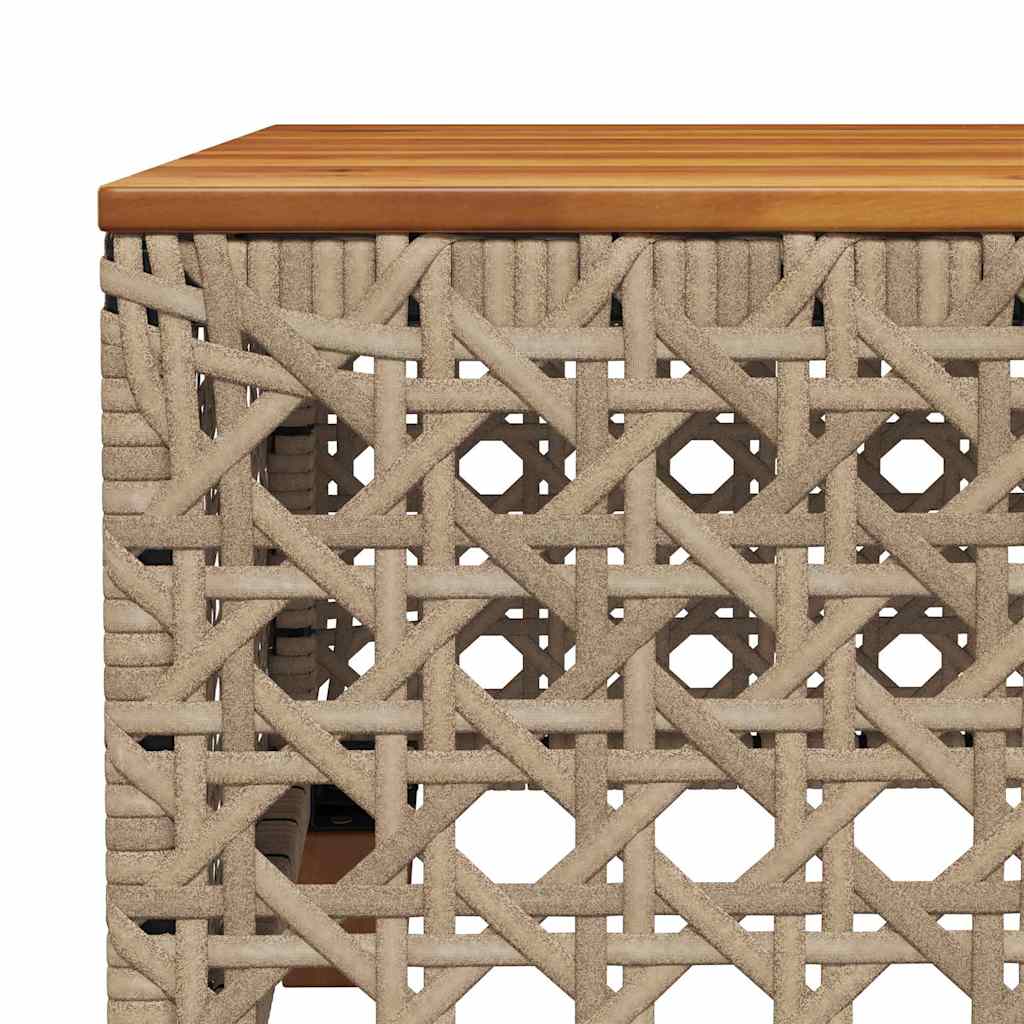 vidaXL Set canapele de grădină cu perne, 10 piese, bej, poliratan