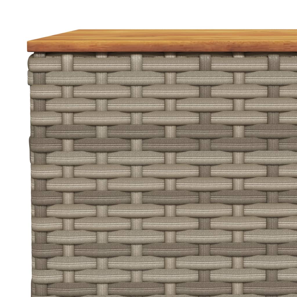 vidaXL Set canapele de grădină cu perne, 11 piese, gri, poliratan vidaXL Set canapele de grădină cu perne, 11 piese, gri, poliratan