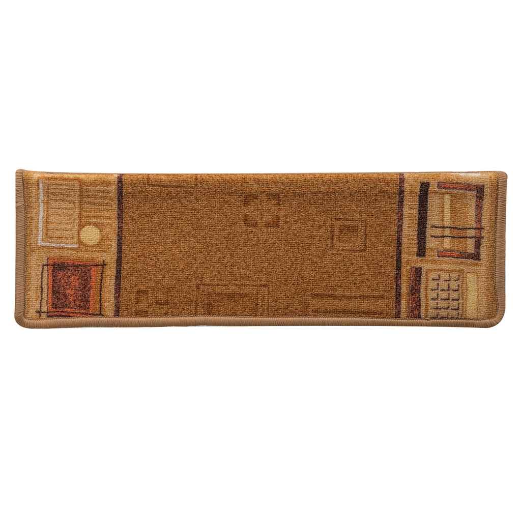 vidaXL Covorașe scări autoadezive, 15 buc., bej, 65x21x4 cm vidaXL Covorașe scări autoadezive, 15 buc., bej, 65x21x4 cm