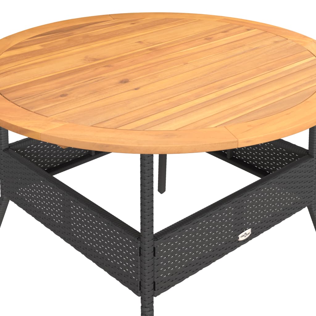 vidaXL Set canapele de grădină cu perne, 2 piese, negru, poliratan