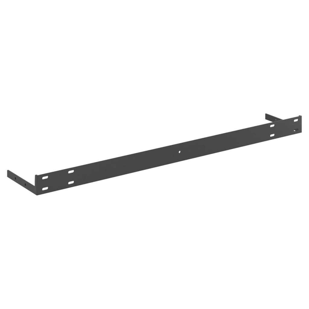 vidaXL Rafturi perete suspendate 4 buc. stejar/alb 80x23,5x3,8 cm, MDF