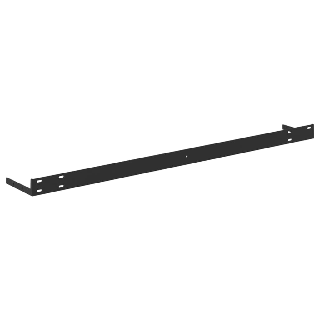 vidaXL Raft de perete suspendat, stejar și alb, 90x23,5x3,8 cm, MDF