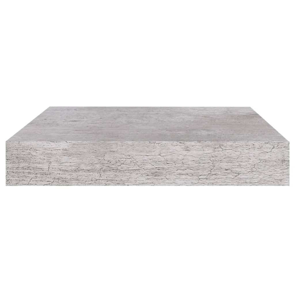 vidaXL Rafturi perete suspendate 2 buc. gri beton 23x23,5x3,8 cm MDF vidaXL Rafturi perete suspendate 2 buc. gri beton 23x23,5x3,8 cm MDF