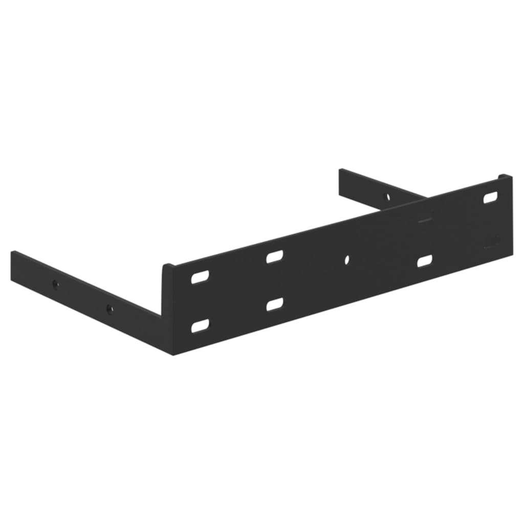 vidaXL Rafturi perete suspendate 4 buc. gri beton 23x23,5x3,8 cm MDF