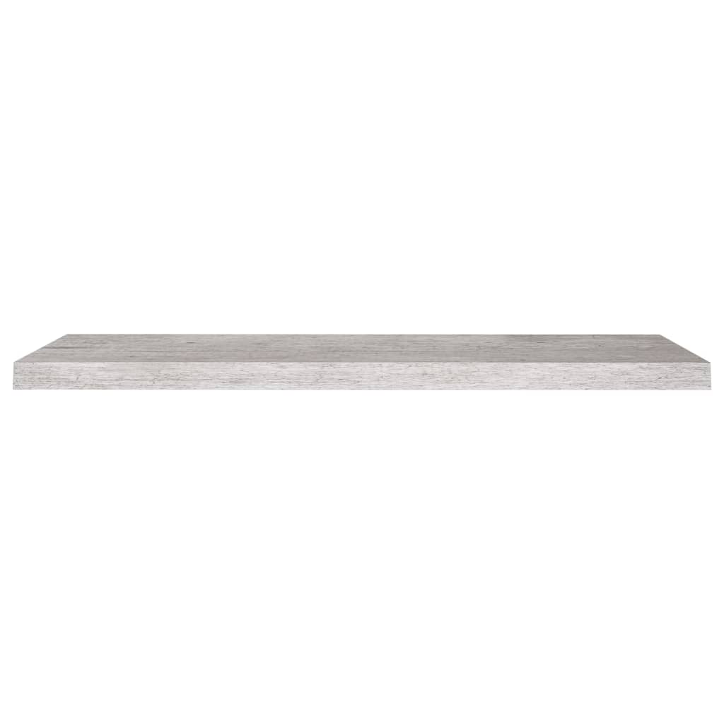 vidaXL Rafturi perete suspendate 4 buc. gri beton 90x23,5x3,8 cm MDF