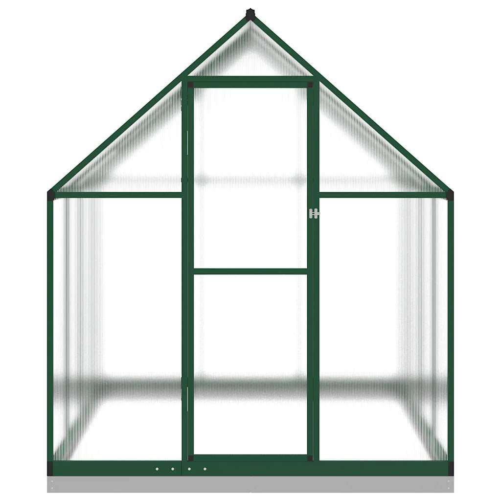 vidaXL Sere cu cadru de bază, verde, 224x169x202 cm, aluminiu vidaXL Sere cu cadru de bază, verde, 224x169x202 cm, aluminiu