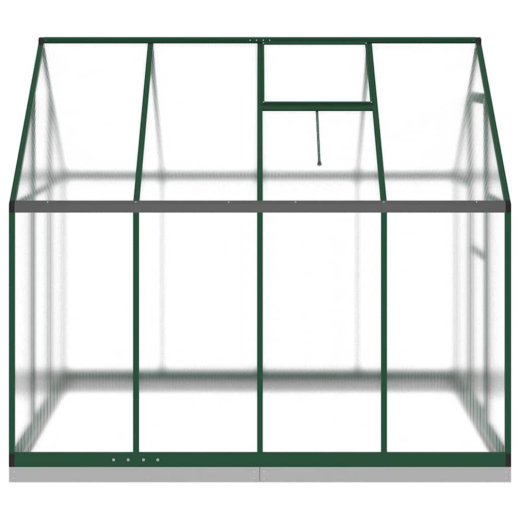 vidaXL Sere cu cadru de bază, verde, 224x169x202 cm, aluminiu vidaXL Sere cu cadru de bază, verde, 224x169x202 cm, aluminiu