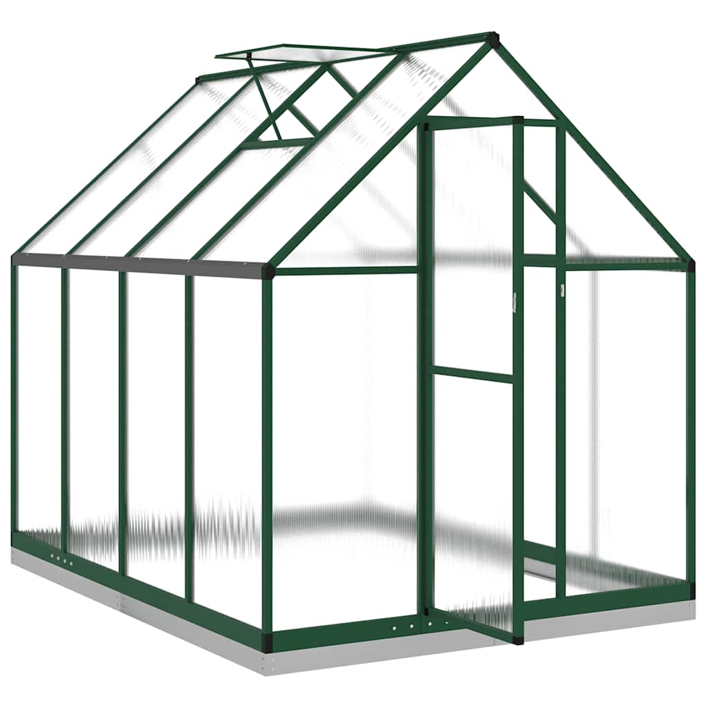 vidaXL Sere cu cadru de bază, verde, 224x169x202 cm, aluminiu vidaXL Sere cu cadru de bază, verde, 224x169x202 cm, aluminiu