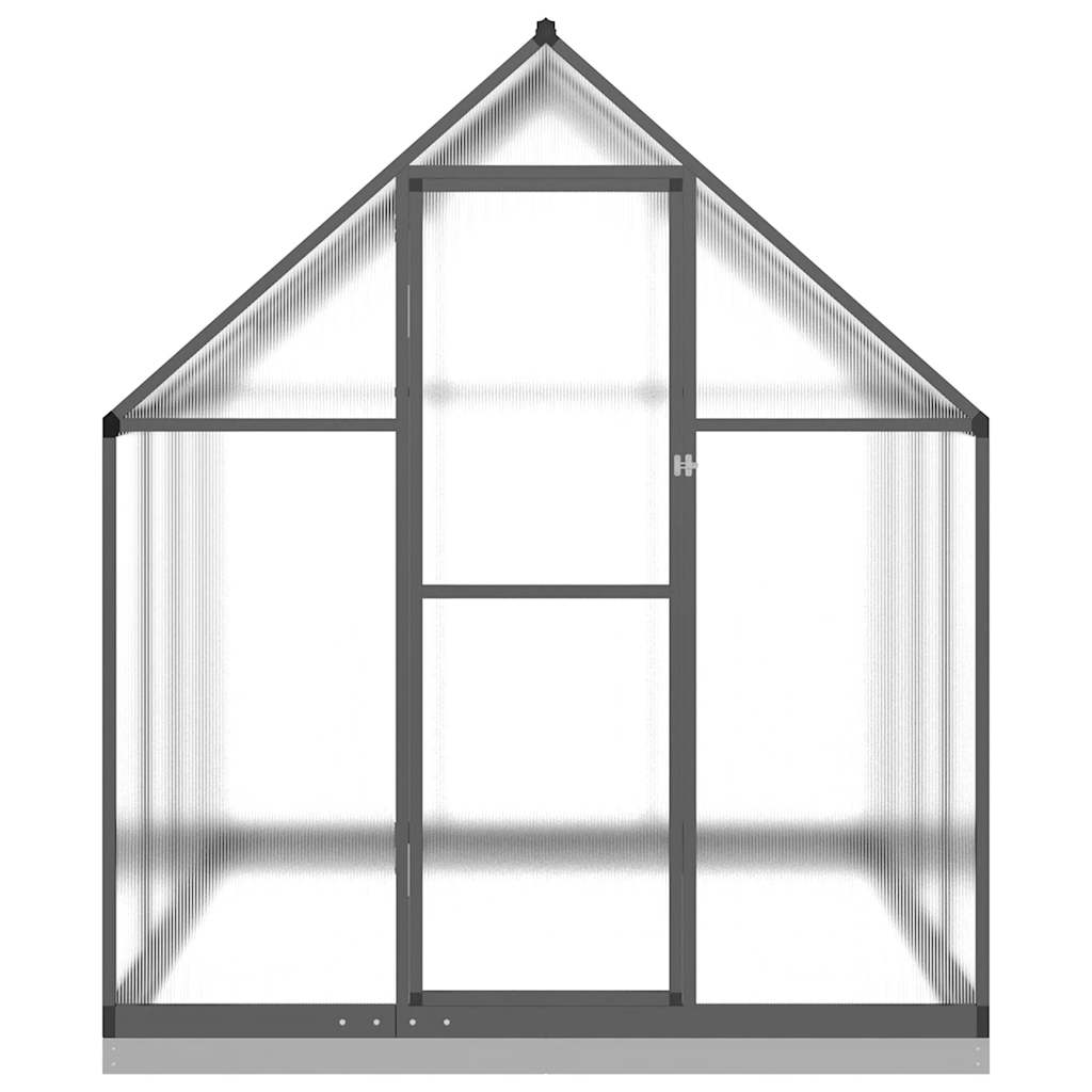 vidaXL Sere cu cadru de bază, antracit, 224x169x202 cm, aluminiu vidaXL Sere cu cadru de bază, antracit, 224x169x202 cm, aluminiu