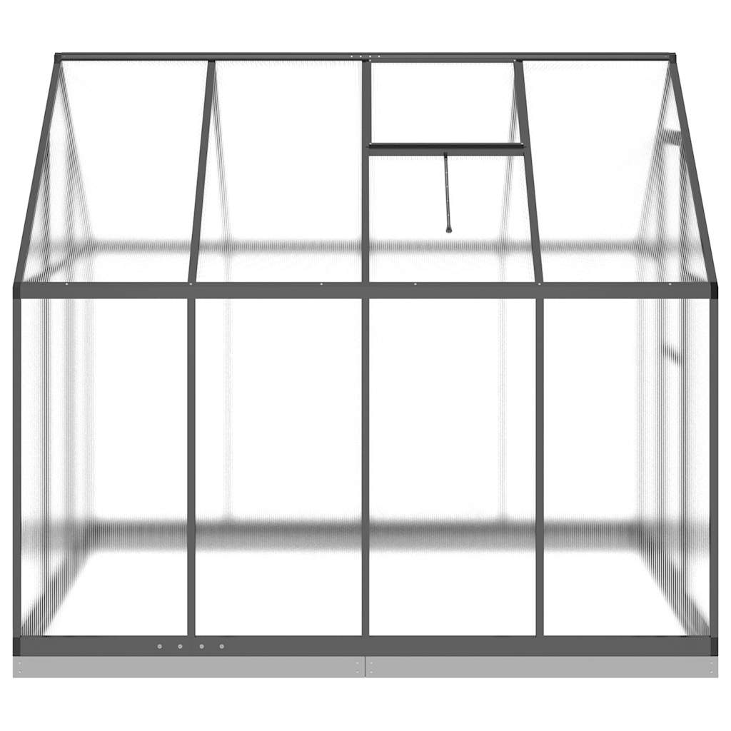 vidaXL Sere cu cadru de bază, antracit, 224x169x202 cm, aluminiu vidaXL Sere cu cadru de bază, antracit, 224x169x202 cm, aluminiu