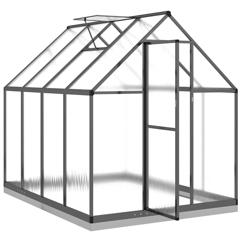 vidaXL Sere cu cadru de bază, antracit, 224x169x202 cm, aluminiu vidaXL Sere cu cadru de bază, antracit, 224x169x202 cm, aluminiu