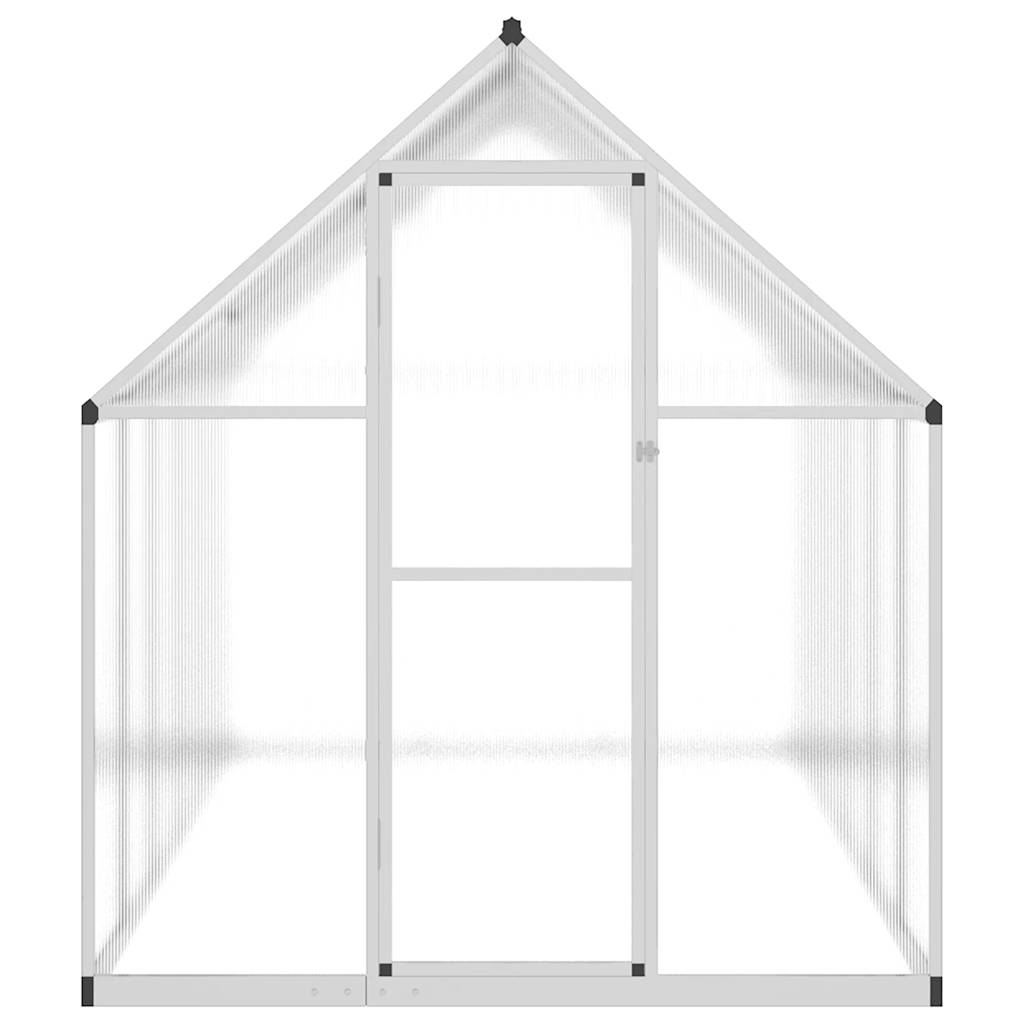 vidaXL Sere cu cadru de bază, argintiu, 334x169x195 cm, aluminiu vidaXL Sere cu cadru de bază, argintiu, 334x169x195 cm, aluminiu