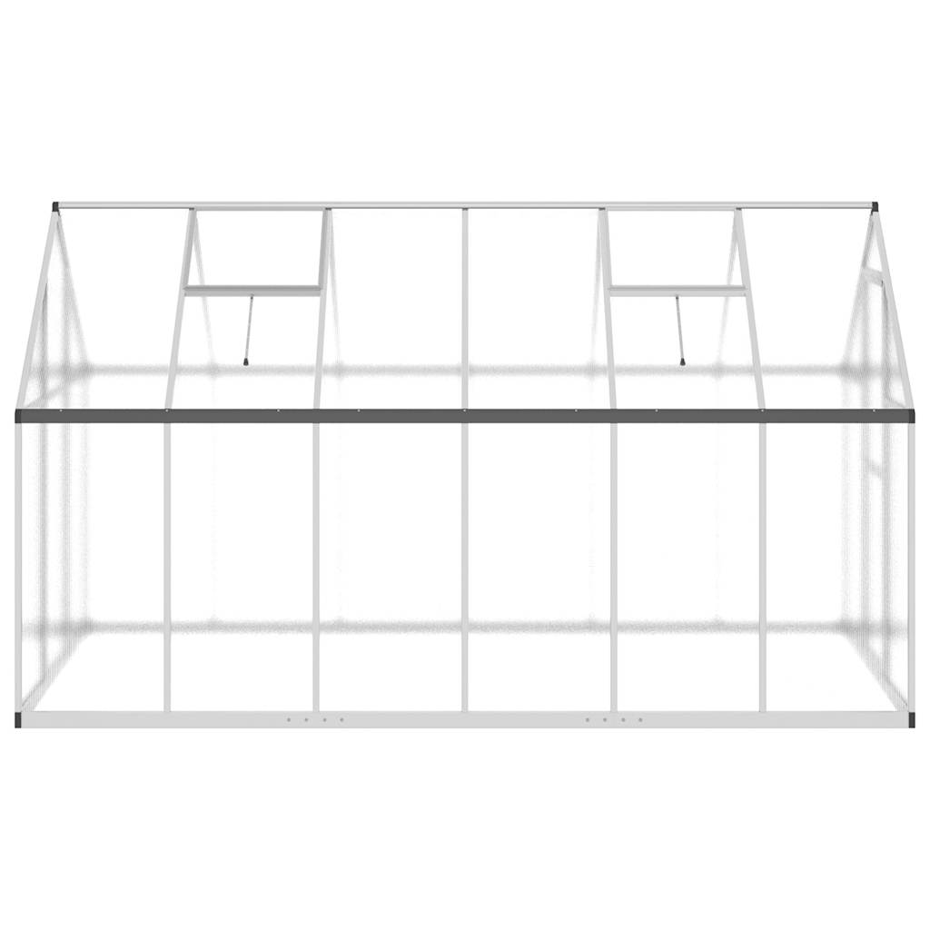 vidaXL Sere cu cadru de bază, argintiu, 334x169x195 cm, aluminiu vidaXL Sere cu cadru de bază, argintiu, 334x169x195 cm, aluminiu