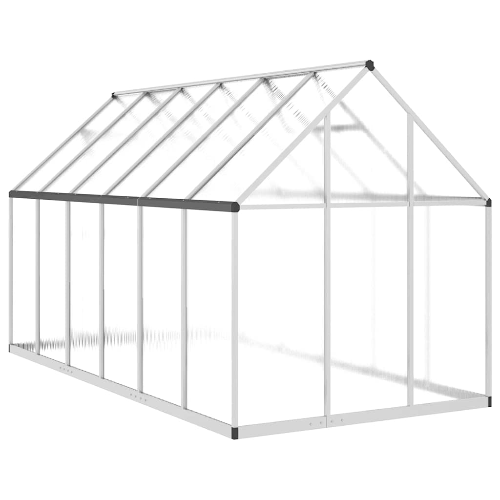 vidaXL Sere cu cadru de bază, argintiu, 334x169x195 cm, aluminiu vidaXL Sere cu cadru de bază, argintiu, 334x169x195 cm, aluminiu