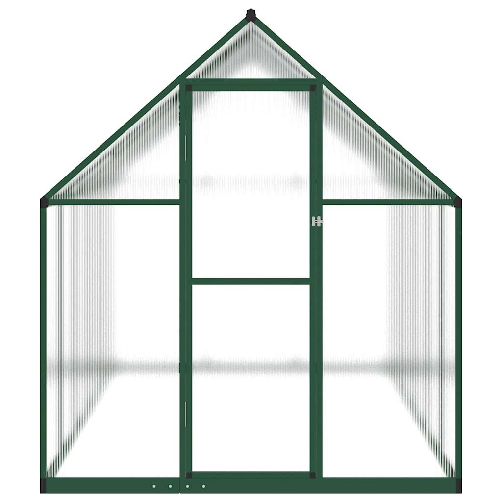 vidaXL Sere cu cadru de bază, verde, 334x169x195 cm, aluminiu vidaXL Sere cu cadru de bază, verde, 334x169x195 cm, aluminiu