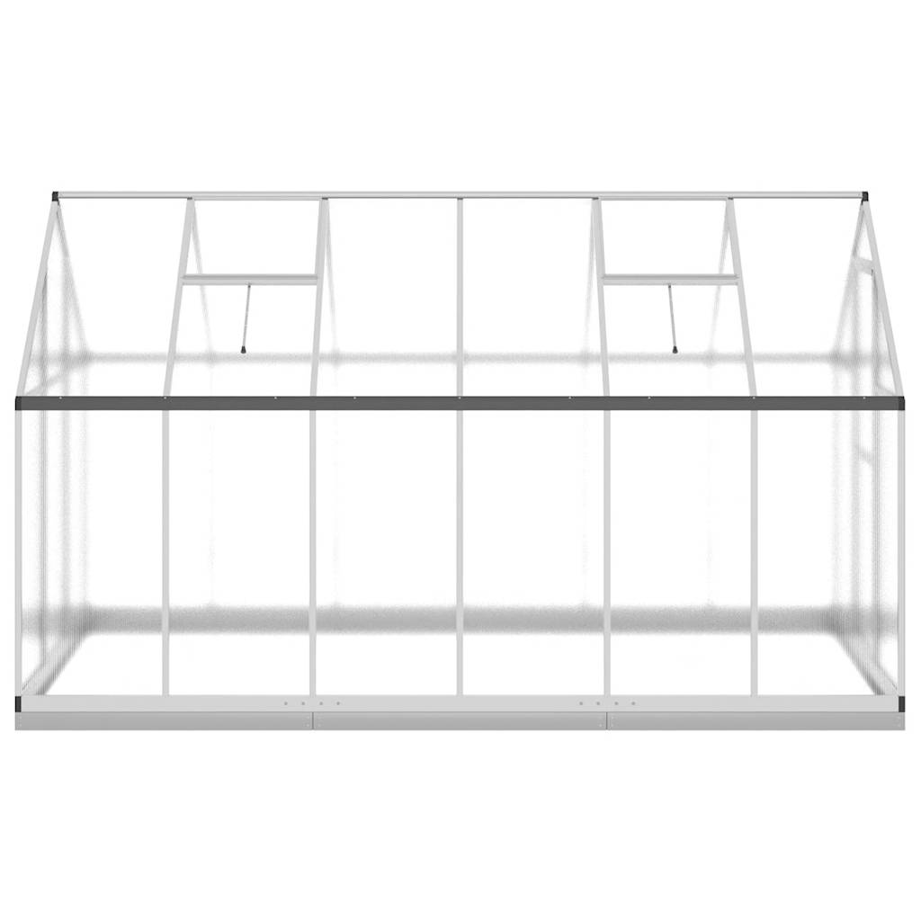 vidaXL Sere cu cadru de bază, argintiu, 334x169x202 cm, aluminiu vidaXL Sere cu cadru de bază, argintiu, 334x169x202 cm, aluminiu