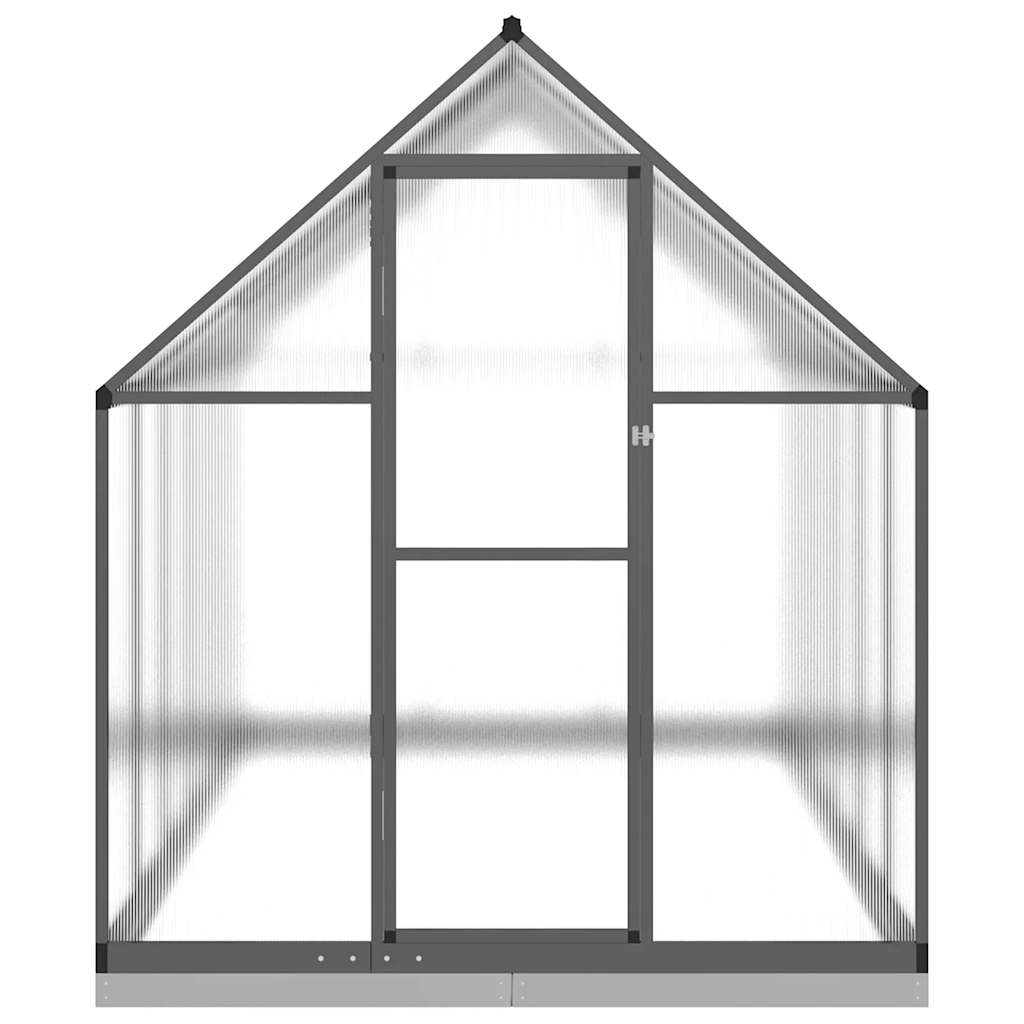 vidaXL Sere cu cadru de bază, antracit, 334x169x202 cm, aluminiu vidaXL Sere cu cadru de bază, antracit, 334x169x202 cm, aluminiu