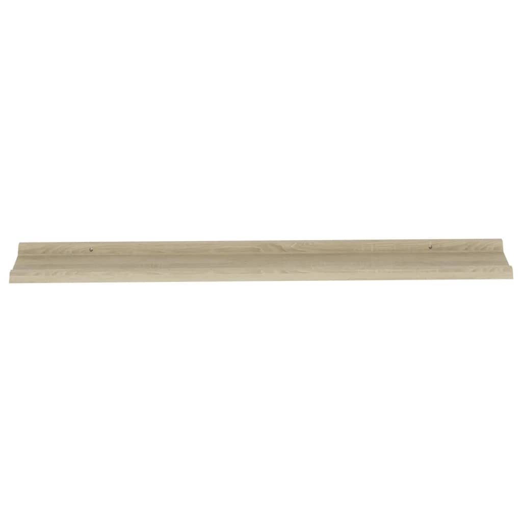 vidaXL Rafturi de perete, 4 buc., stejar sonoma, 115x9x3 cm vidaXL Rafturi de perete, 4 buc., stejar sonoma, 115x9x3 cm