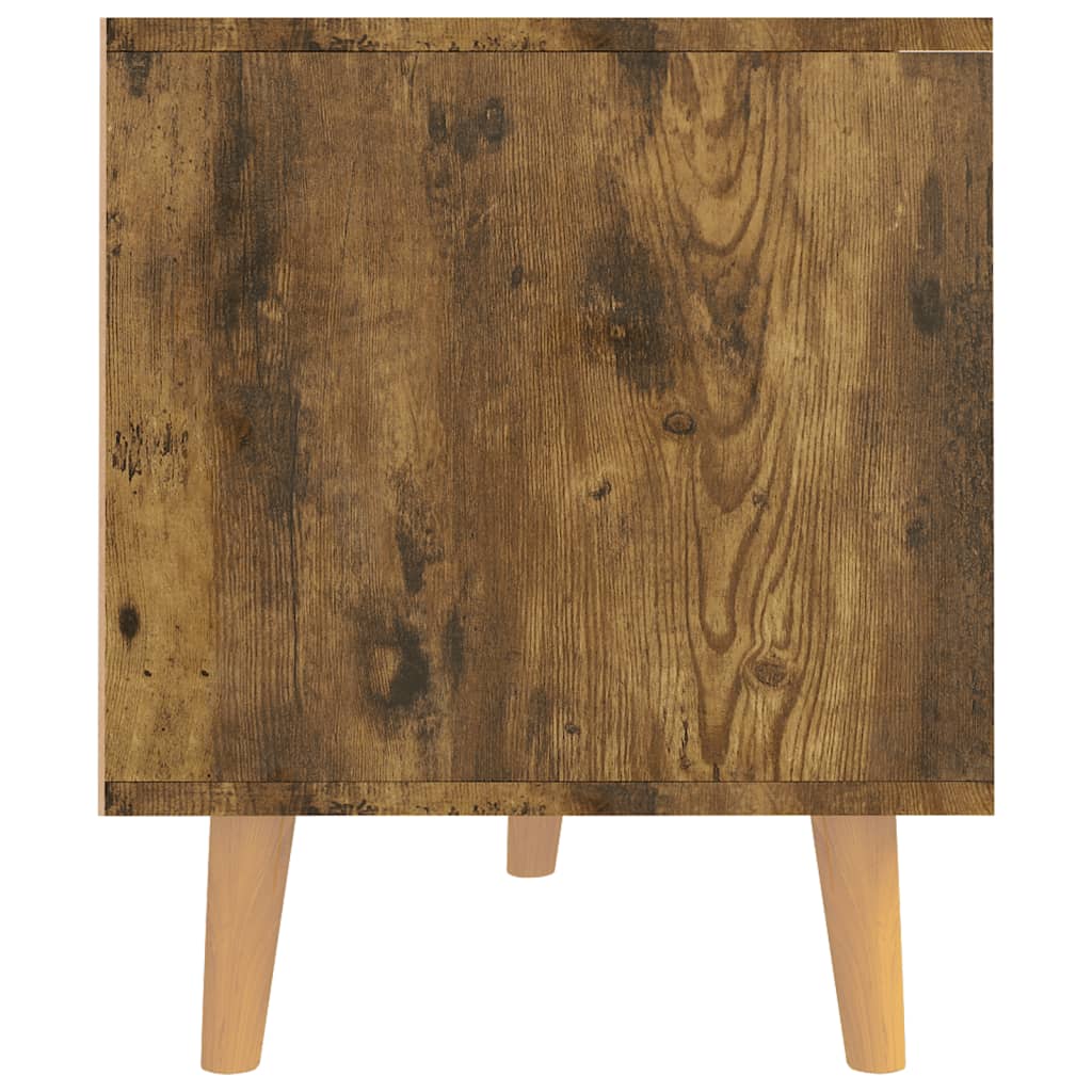 vidaXL Comodă TV, stejar afumat, 90x40x48,5 cm, lemn prelucrat vidaXL Comodă TV, stejar afumat, 90x40x48,5 cm, lemn prelucrat