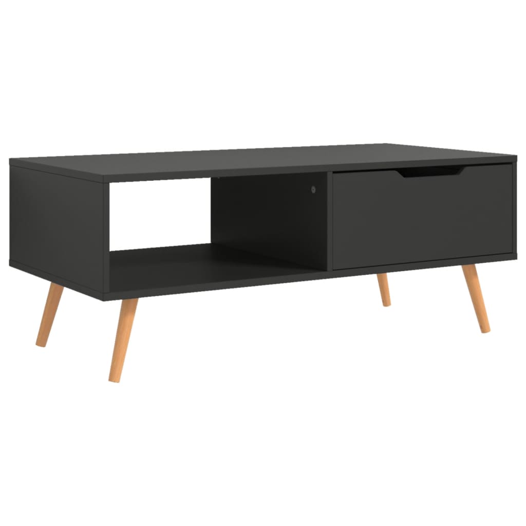 vidaXL Măsuță de cafea, gri, 100x49,5x43 cm, lemn prelucrat vidaXL Măsuță de cafea, gri, 100x49,5x43 cm, lemn prelucrat