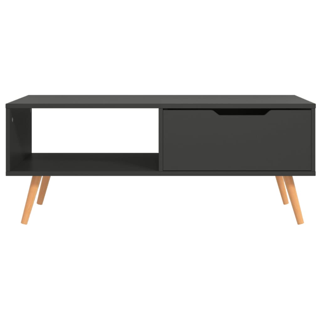 vidaXL Măsuță de cafea, gri, 100x49,5x43 cm, lemn prelucrat vidaXL Măsuță de cafea, gri, 100x49,5x43 cm, lemn prelucrat
