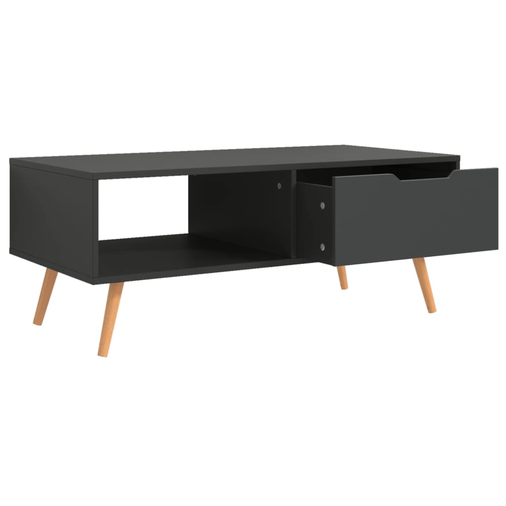 vidaXL Măsuță de cafea, gri, 100x49,5x43 cm, lemn prelucrat vidaXL Măsuță de cafea, gri, 100x49,5x43 cm, lemn prelucrat